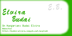 elvira budai business card